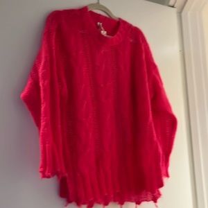 Hot pink sweater